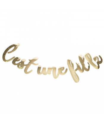 Guirlande baby shower fille