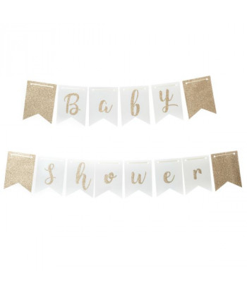 Guirlande baby shower bleu