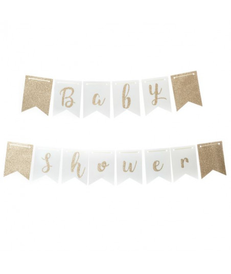 Guirlande baby shower bleu