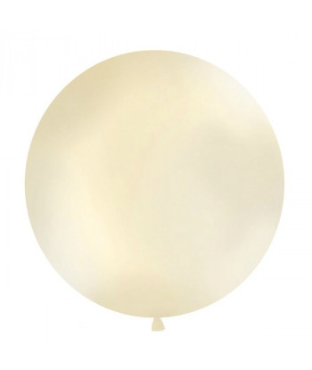 Ballon géant ivoire