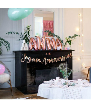 Guirlande joyeux anniversaire